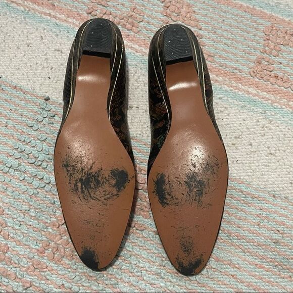 Magdesians Vtg Multicolor Snakeskin Shoes Sz 8.5S - Picture 13 of 15